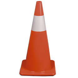 CONO SEÑALIZACIÓN 18'' CON CINTA