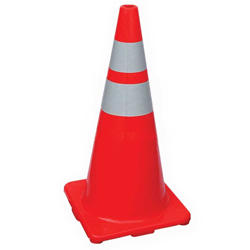 CONO SEÑALIZACIÓN 28'' DOBLE CINTA