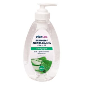 ALCOHOL GEL  HYDROSEPT 70% CON ALOE 340 ML DIFEM CARE
