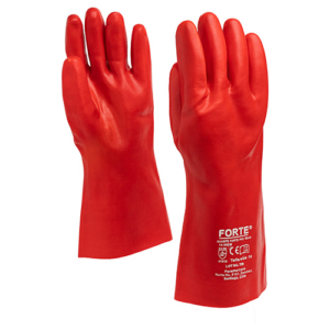 G5 GUANTE PVC 14-35 CMS ROJO STEELPRO