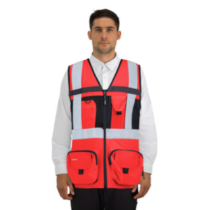 CHALECO GEOLOGO ALASKA XPERT HOMBRE ROJO