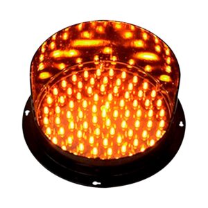Foco Led 125Mm Amarillo C/Visera 12 Volt