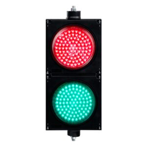 Modulo Semaf 2Focos 200Mm Rj/Vd Policarb