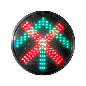 Optica Cruz Y Flecha V/R P/Señal De 300Mm