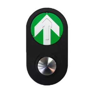 Boton De Paso P/Poste Zebra