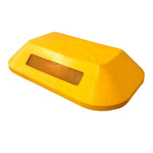 Tachón bidireccional rectangular amarillo – Señalizador Vial Sin Fierro
