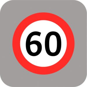 Señal Prefor Velocid 60 Km 2X4.8Mt