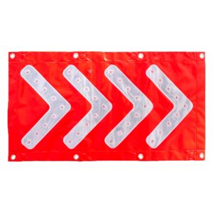 Liq. Flecha Led Portatil Magnetica Fondo Rojo