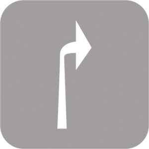 Señal Prefor.Flecha Derecha 4 X 1.13 Mt