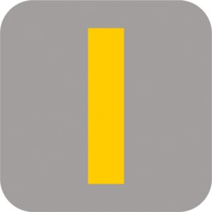 SV-0000990__01 Señal Prefor Linea Amar 1X0.5 Mts