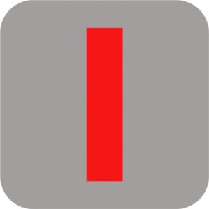 SV-0000991__01 Señal Prefor Linea Roja 1X0.5 Mt