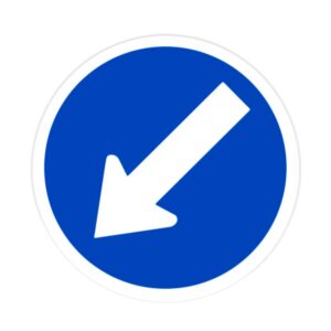 SV-0001077__01 Señal Paso Oblig Izq 0.5X0.5 Alum Gip