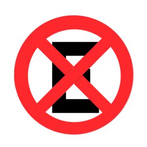 SV-0001080__01 Señal No Esta/Det 0.5X0.5 Alum Gip