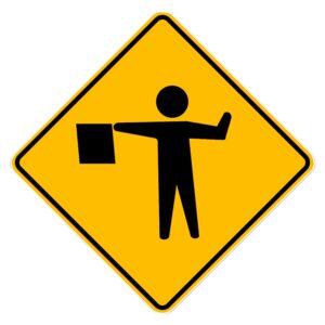 SV-0001091__01 Señal Banderero 0.6X0.6 Al 3 Gip