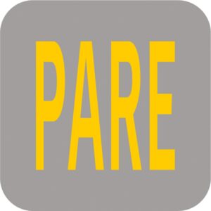 SV-0001539__01 Señal Prefor Pare Ama F/Negro 2.4X2.48