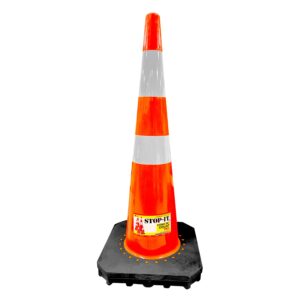 Cono 36" Naranjo Base Negra Goliat 7 kg – Dispositivo de Señalización Vial