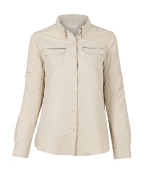 CT14 CAMISA RIPSTOP JUBAE MANGA LARGA MUJER KHAKI