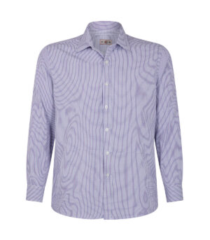 CT21 CAMISA TREVIRA URBAN CUADROS MANGA LARGA HOMBRE CELESTE CLARO