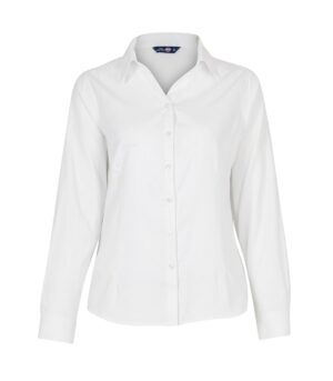 CT37 CAMISA OXFORD LIGHT MANGA LARGA MUJER BLANCO