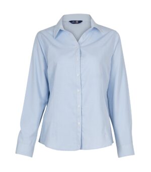 CT38 CAMISA OXFORD LIGHT MANGA LARGA MUJER CELESTE CLARO