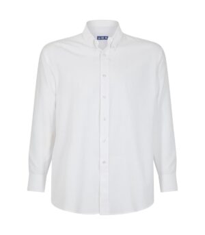 CAMISA OXFORD CLASSIC MANGA LARGA HOMBRE BLANCO