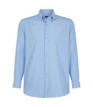 CAMISA OXFORD CLASSIC MANGA LARGA HOMBRE CELESTE CLARO