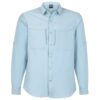 CAMISA SALVIA MANGA LARGA HOMBRE