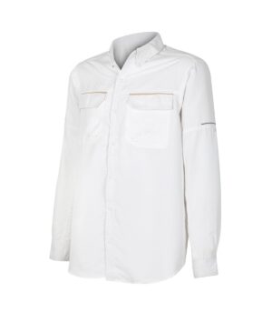 CT7 CAMISA RIPSTOP JUBAE MANGA LARGA HOMBRE BLANCO