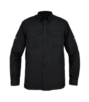CT8 CAMISA RIPSTOP JUBAE MANGA LARGA HOMBRE NEGRO