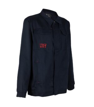 CHAQUETA IGNÍFUGA ANTIÁCIDA 100% ALGODÓN MANGA LARGA HOMBRE