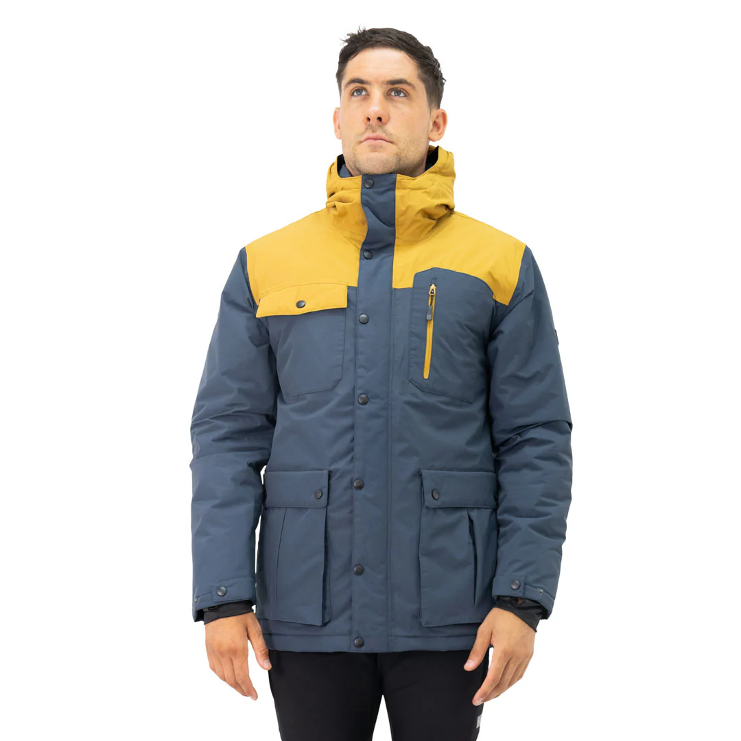 PARKA KODIAK HARDWORK AZULMOSTAZA